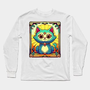 Cat tarot card Long Sleeve T-Shirt